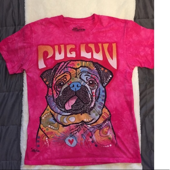 the mountain pug shirt